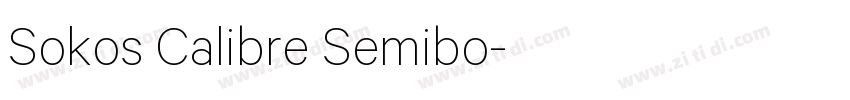 Sokos Calibre Semibo字体转换